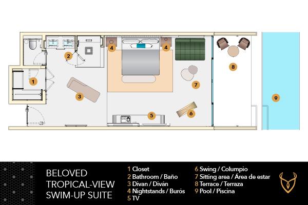 Beloved Tropical View Swim-up Suite Desire Riviera Maya Resort Puerto Morelos Beloved Tropical View Swim-up Suite Desire Riviera Maya Resort Puerto Morelos