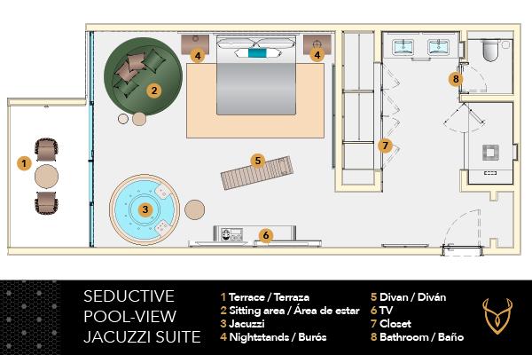 Seductive Pool View Jacuzzi Suite Desire Riviera Maya Resort Puerto Morelos Seductive Pool View Jacuzzi Suite Desire Riviera Maya Resort Puerto Morelos