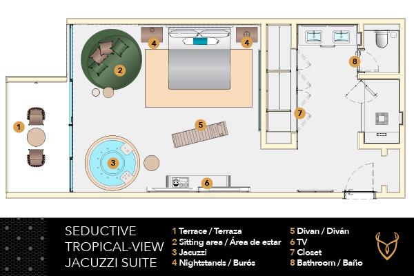 Seductive Tropical View Jacuzzi Suite Desire Riviera Maya Resort Puerto Morelos Seductive Tropical View Jacuzzi Suite Desire Riviera Maya Resort Puerto Morelos
