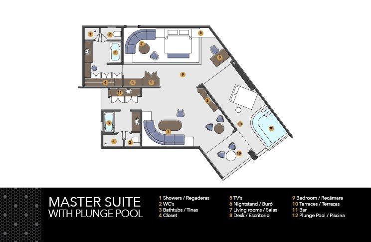 Master Suite Plunge Pool Desire Pearl Riviera Maya Resort Puerto Morelos Master Suite Plunge Pool Desire Pearl Riviera Maya Resort Puerto Morelos