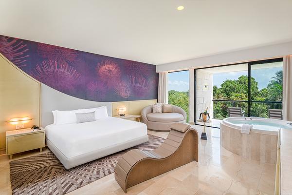 Seductive Tropical-View Jacuzzi Suite Seductive Tropical View Jacuzzi Suite Desire Riviera Maya Resort Puerto Morelos